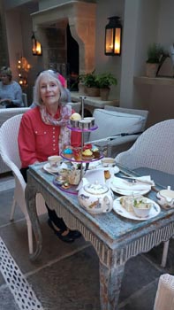 June Bastable in Ham Yard